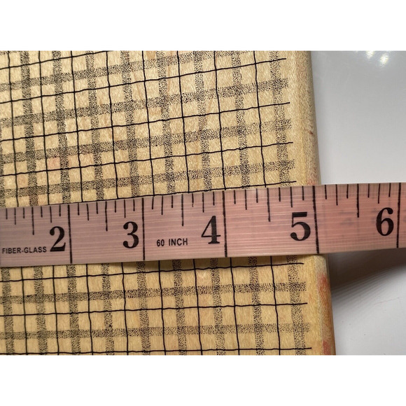 Stampin Up! Stipple Plaid 2001 Large Wood Mount Block Stamp Used Once - Picture 9 of 10